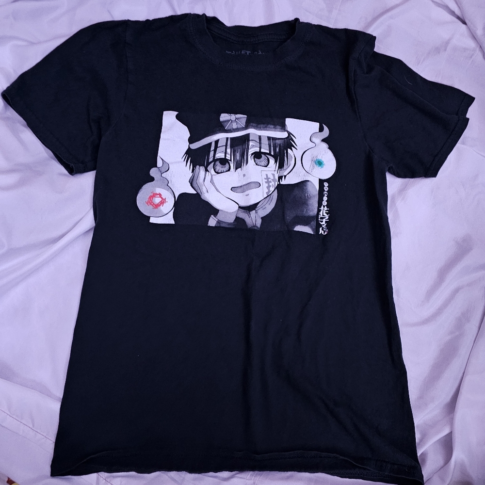 Small black Toilet Bound Hanako Kun t-shirt